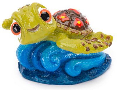 Disney Squirt Aquarium Statue, Green, Brown, Blue, 1.25 in, Mini