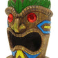 Penn - Plax Tiki Mask - Gazer Aquarium Ornament Brown/Green 1ea/4 in, SM - Pets Perfect