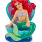 Disney Ariel on Shell Throne Aquarium Ornament Multi - Color 1ea/Mini - Pets Perfect