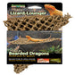 Penn-Plax Corner Lizard Lounger Climbing and Resting Mat - Brown, Small, 15 x 8 in