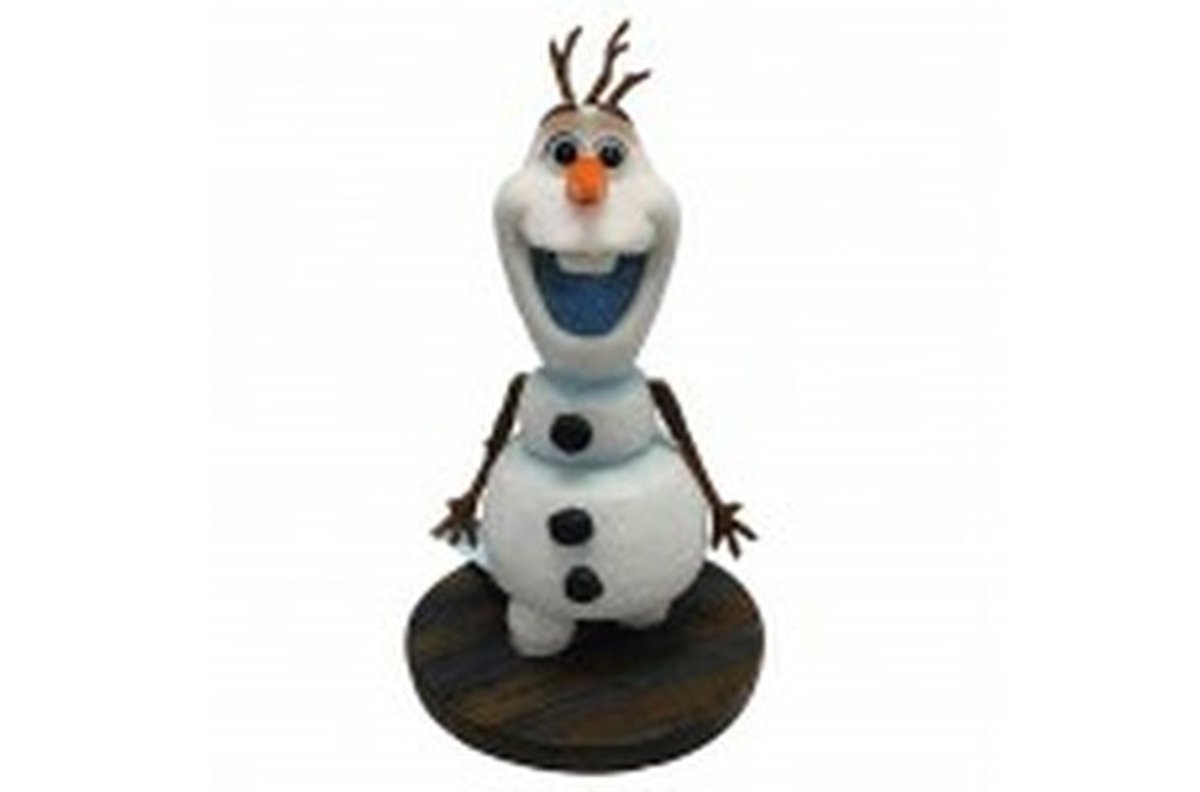 Disney Frozen Olaf Standing Mini Resin Ornament Black, White 1ea/2.25 in, Mini - Pets Perfect