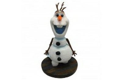 Disney Frozen Olaf Standing Mini Resin Ornament, Black, White, 2.25 in