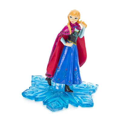 Disney Frozen Anna Resin Ornament Blue/Pink, 2.5 in, Mini
