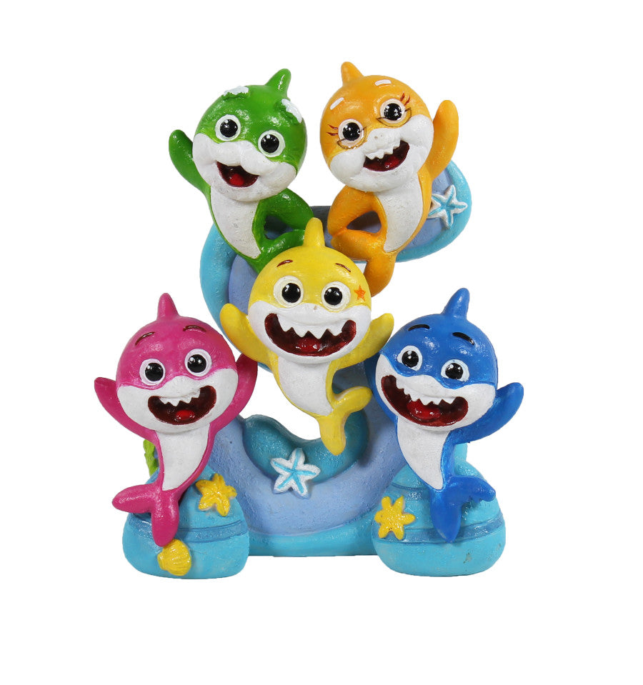 Penn-Plax Baby Shark Aquarium Decor Family Small, view 2