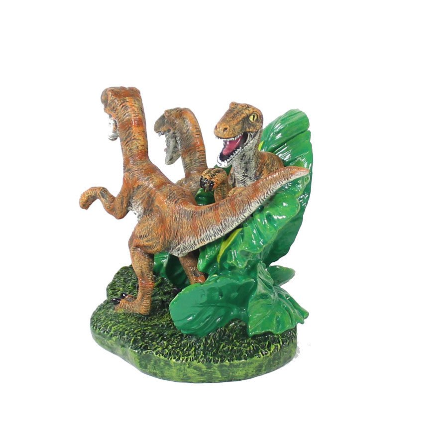 Penn-Plax Jurassic Park Aquarium Velociraptors Decor Mini - Pets Perfect