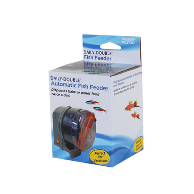 Penn-Plax Daily Double Battery-Operated Automatic Fish Feeder II