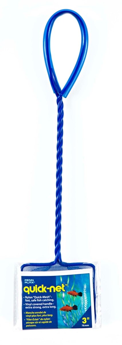 Penn - Plax Quick - Net Standard Handle Green 1ea/3 in X 2.25 in - Pets Perfect