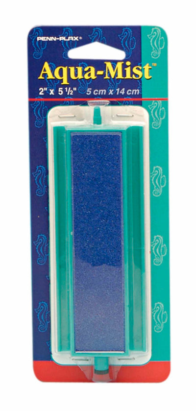 Penn-Plax Aqua-Mist Add-A-Stone Air Stone Green, Blue 2 In X 5.5 In, Small