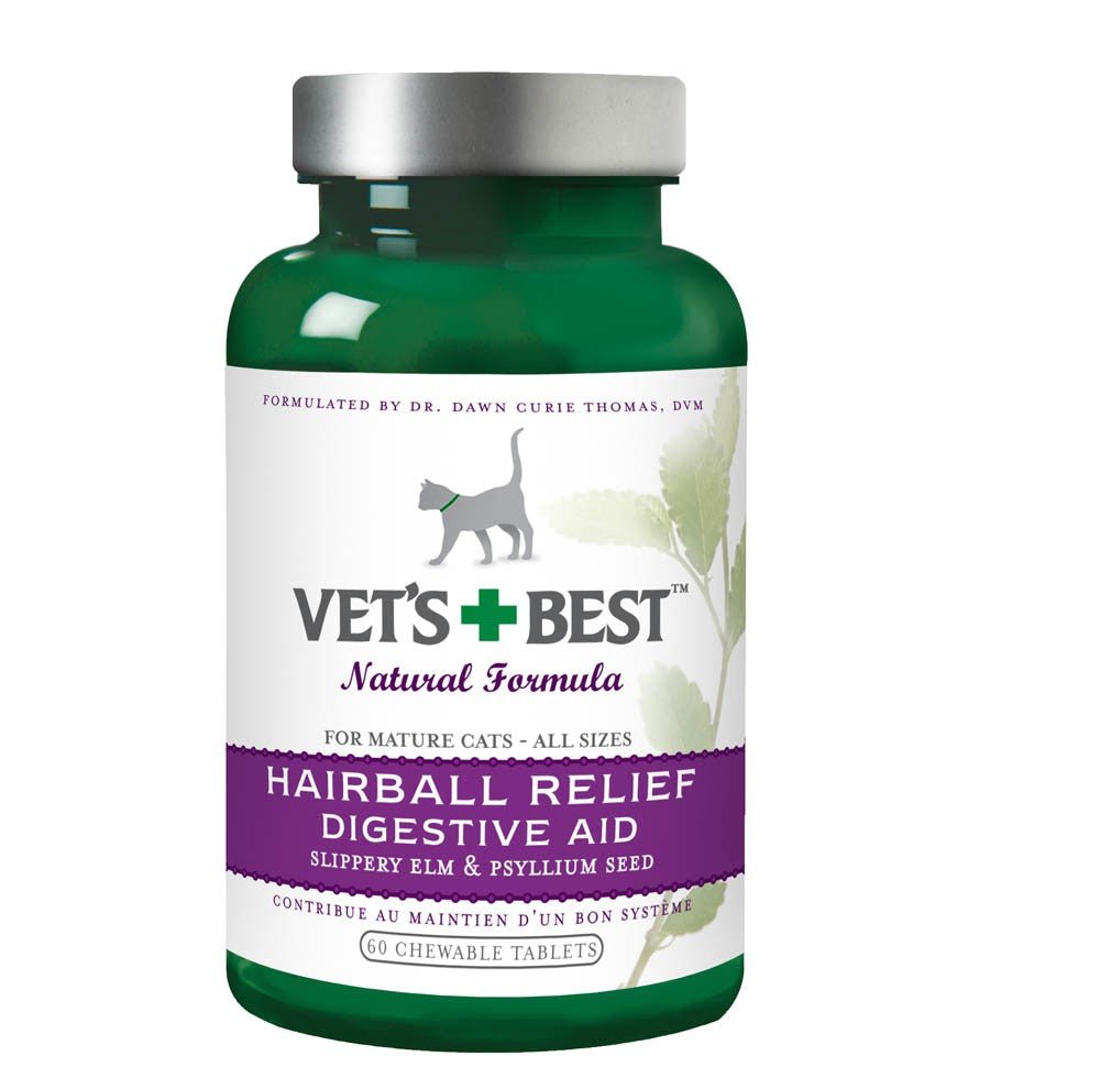 Vet's Best Cat Hairball Relief Tablets 1ea/60 ct - Pets Perfect