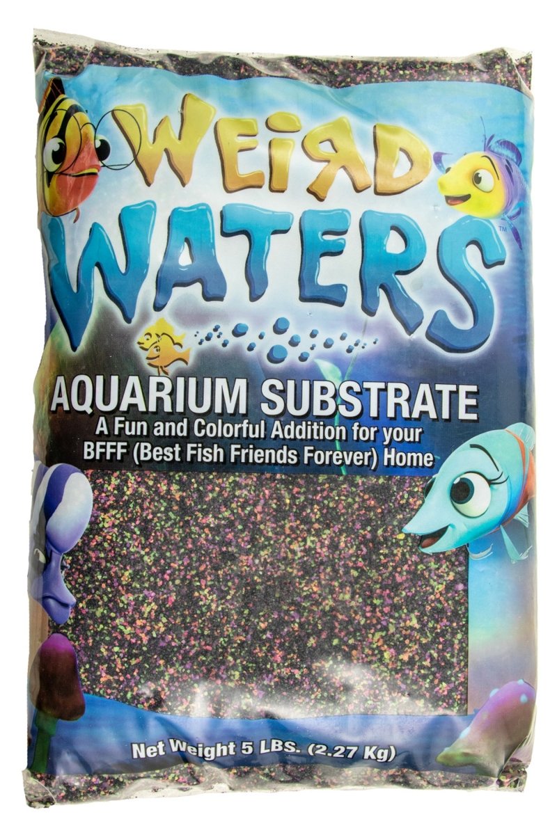 Estes Weird Waters Aquarium Substrate Sand, Black 6 ct, 5 lb