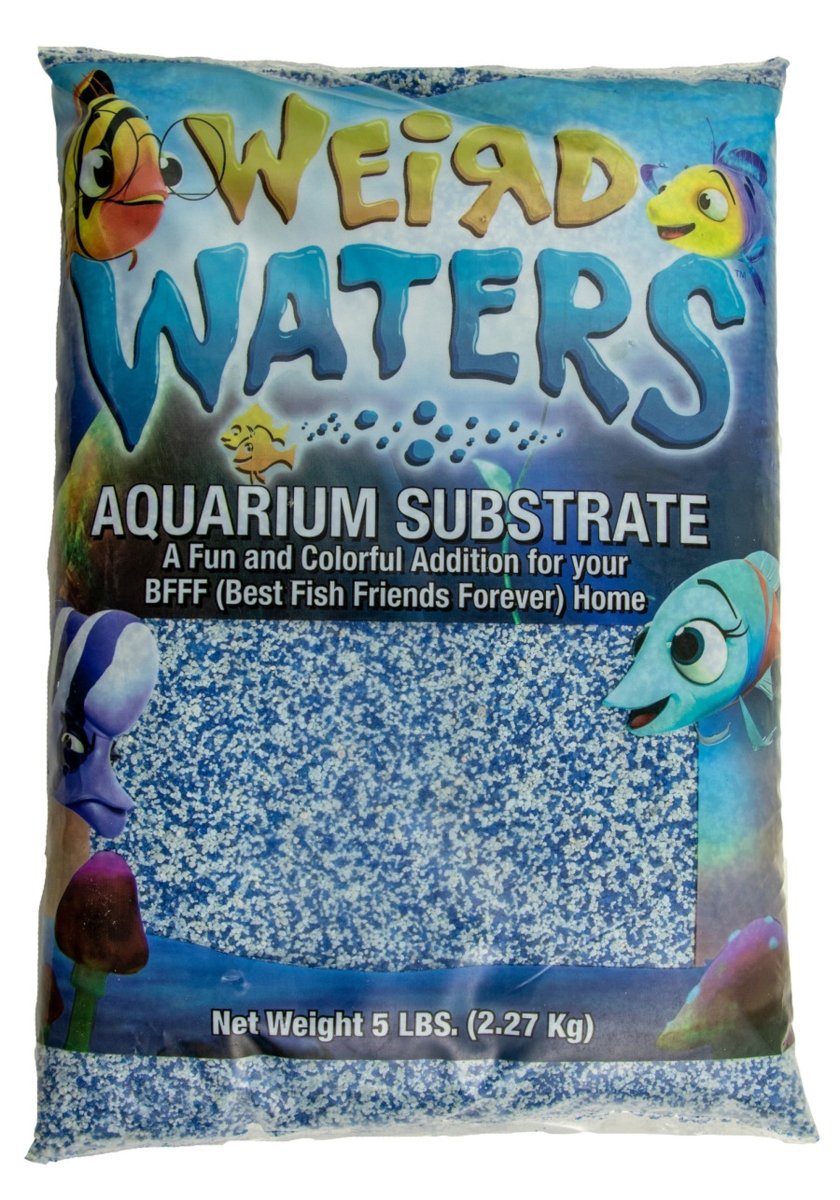 Estes Weird Waters Aquarium Substrate Blue Zoo 6 ct, 5 lb