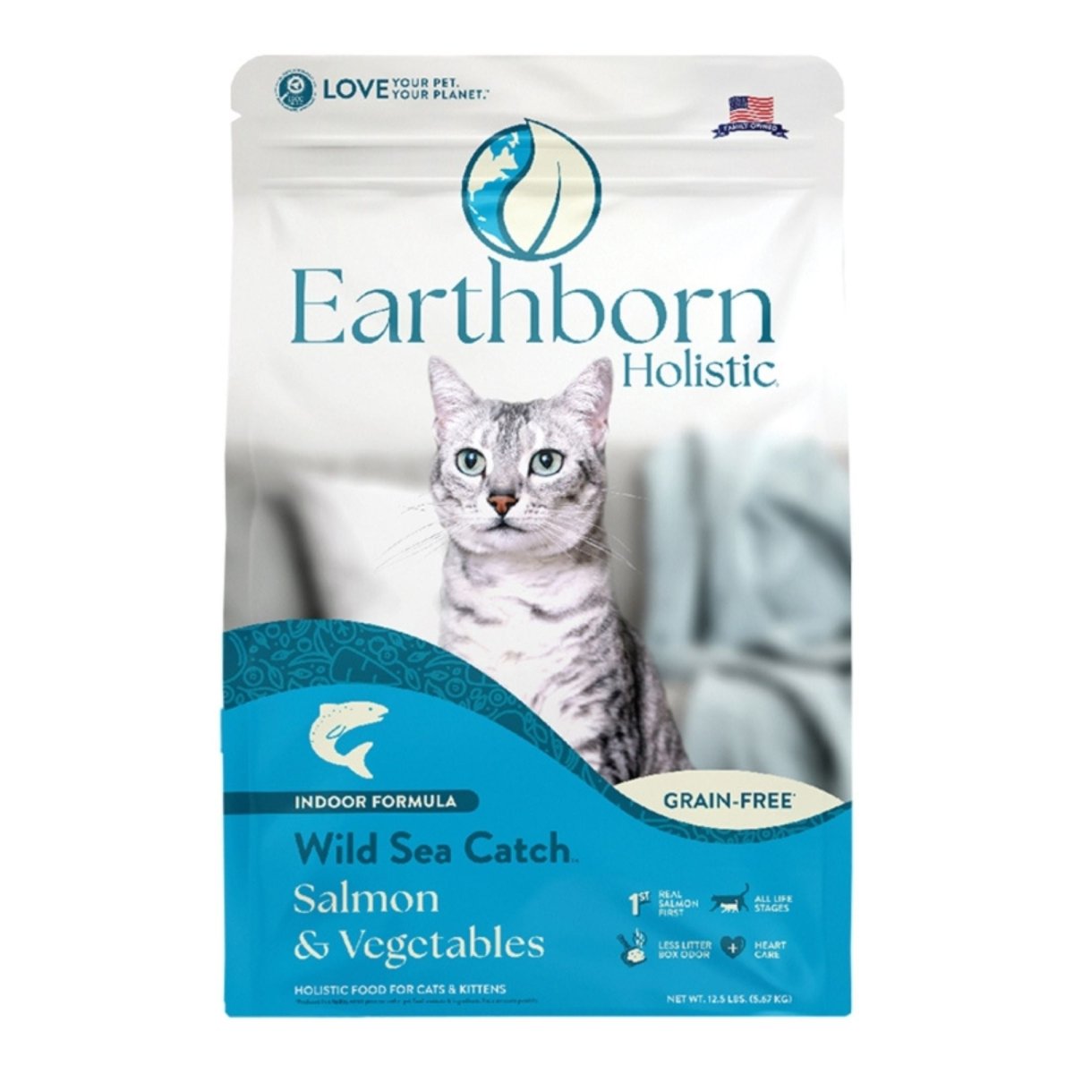 Earthborn Cat Holistic Grain Free Wild Sea Catch 4Lbs - Pets Perfect