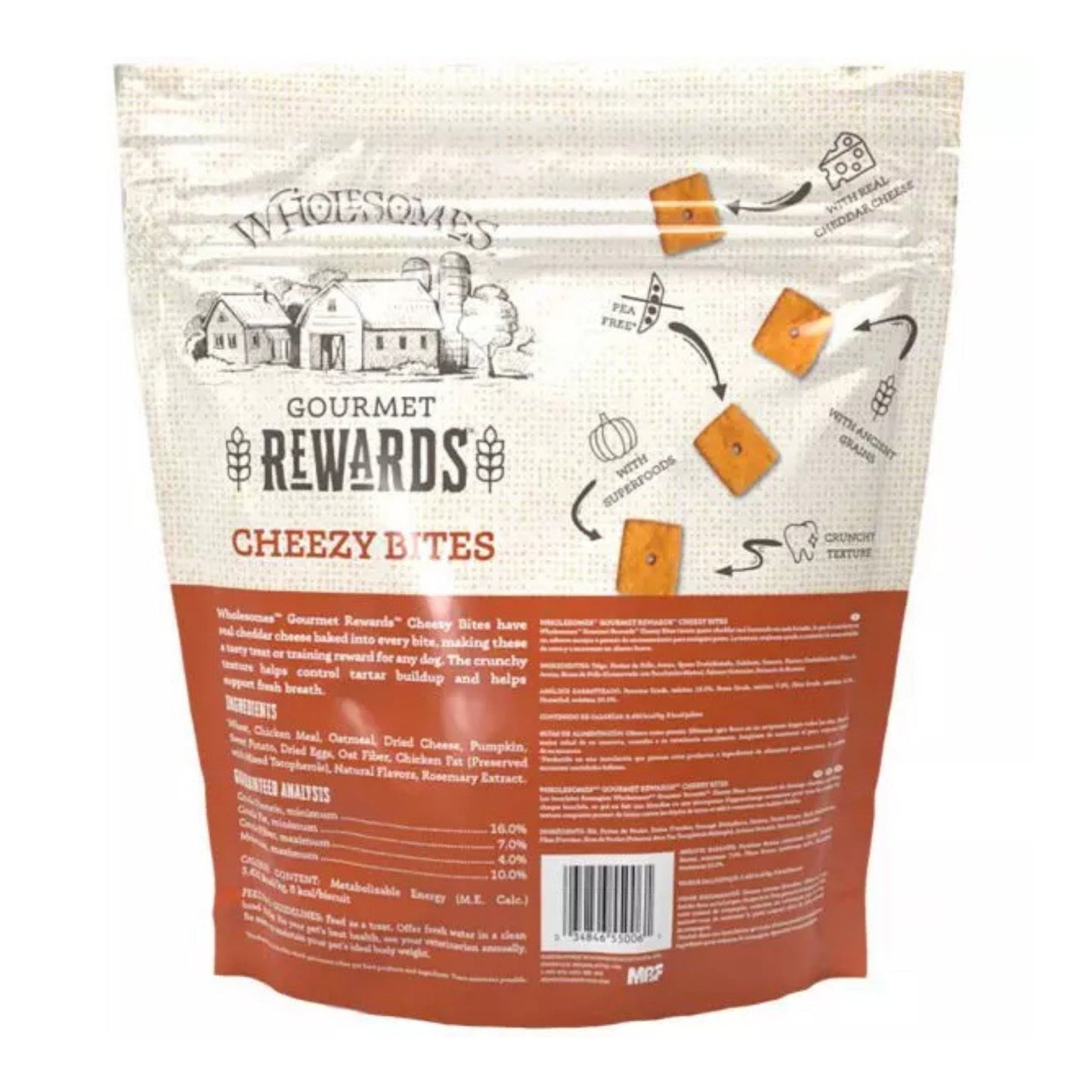 Wholesomes Rewards Gourmet Biscuits Cheddar Cheese 3 lb, view 3