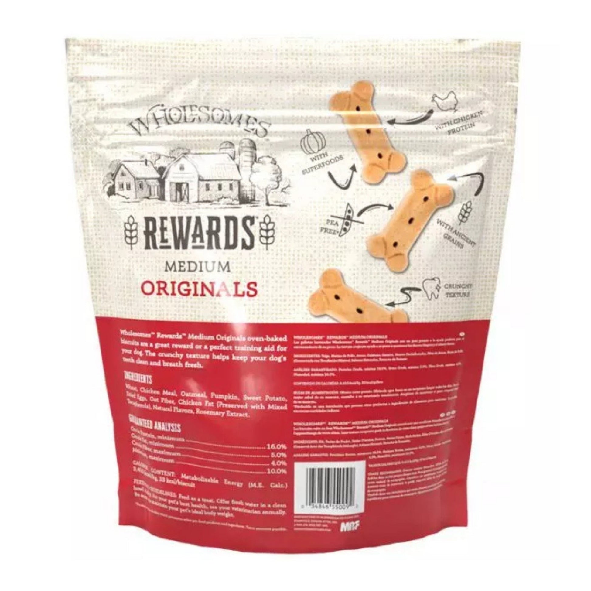 Wholesomes Rewards Classic Original Biscuits Chicken Large-3 lb, view 3