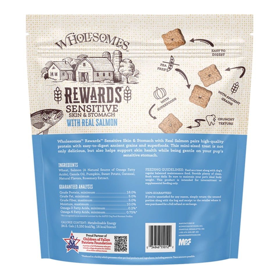 Sportmix Dog Wholesomes Rewards Sensitive Skin & Stomach Salmon 3Lbs