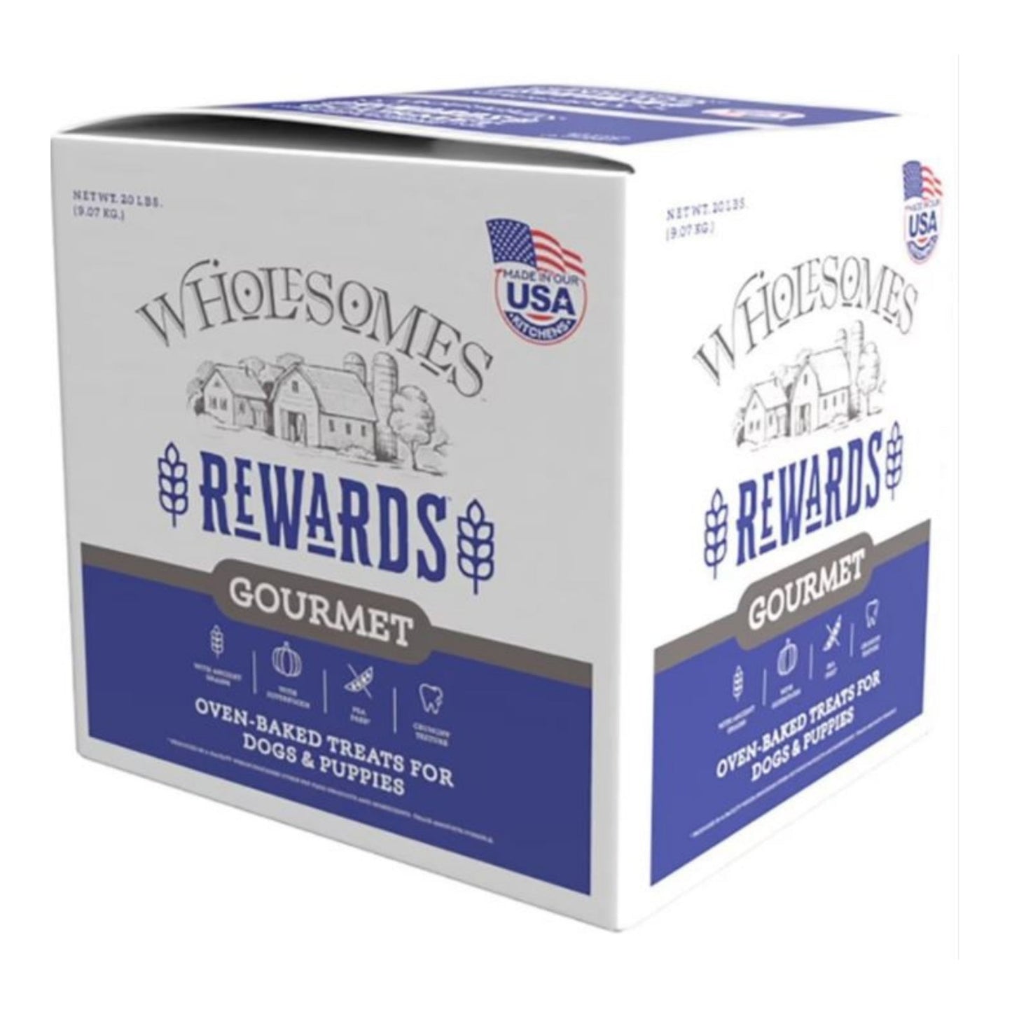 Wholesomes Rewards Gourmet Biscuits Cheddar Cheese, 20 lb