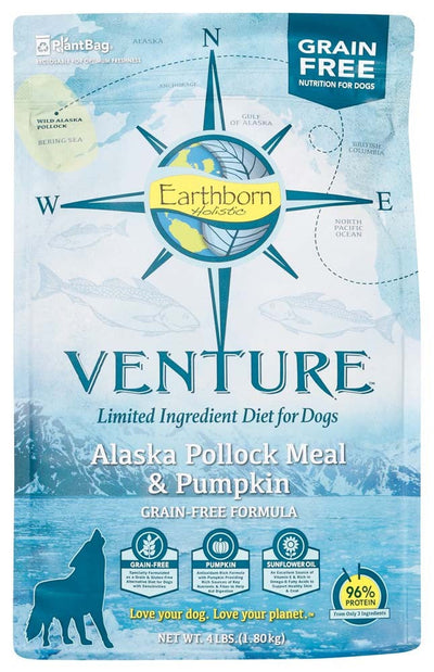 Earthborn Holistic Venture LargeI.D. GF Dry Dog Food Pollock & Pumpkin