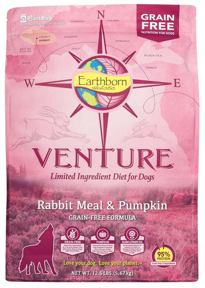 Earthborn Holistic Venture Large.I.D. GF Dry Dog Food Rabbit & Pumpkin