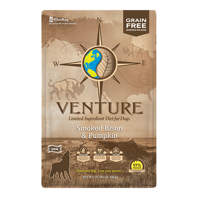 Earthborn Holistic Venture LargeI.D. GF Dry Dog Food Smoked Bison &