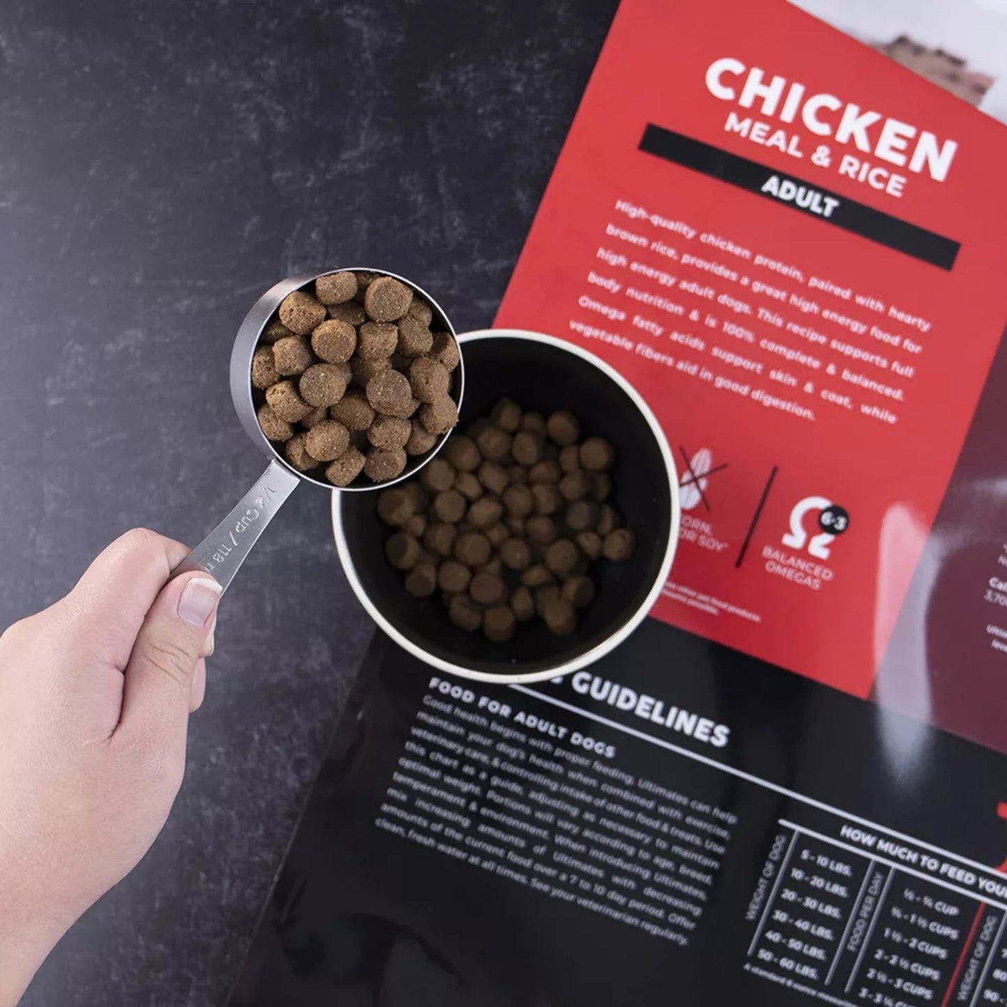 Ultimates Dry Dog Food Chicken Meal & Rice 5 lb, view 2