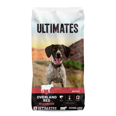 Ultimates Overland Red Grain Free Dog Food Beef 5 Lb