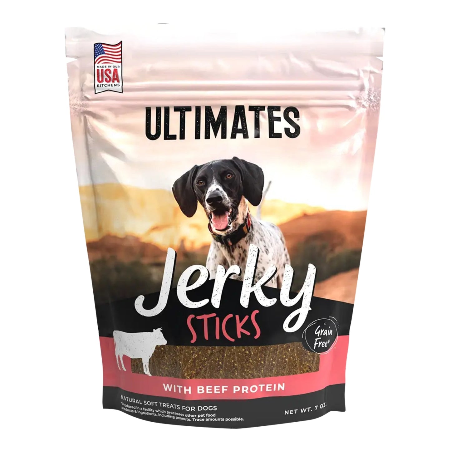 Ultimates Jerky Sticks Beef 7 oz