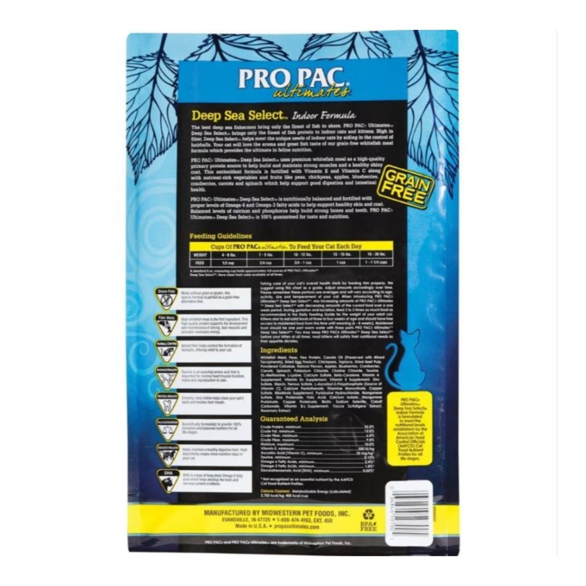 Ultimates Deep Sea Select Grain Free Cat Food Whitefish 5 Lb - Pets Perfect