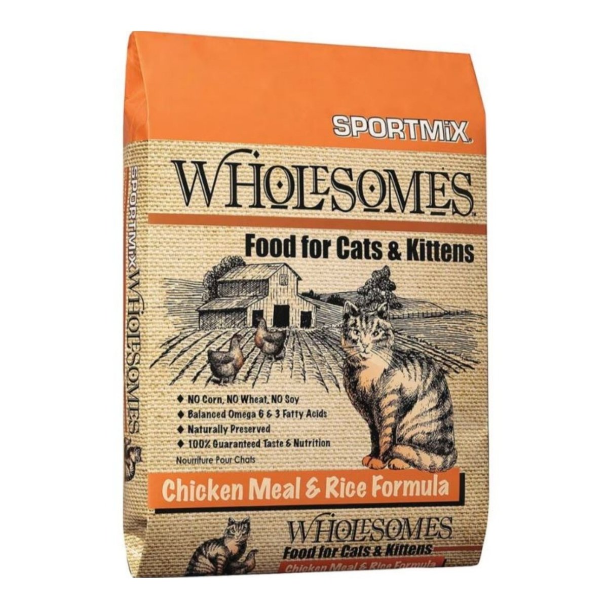Wholesomes Dry Cat Food Chicken Meal & Rice 15lb - Pets Perfect