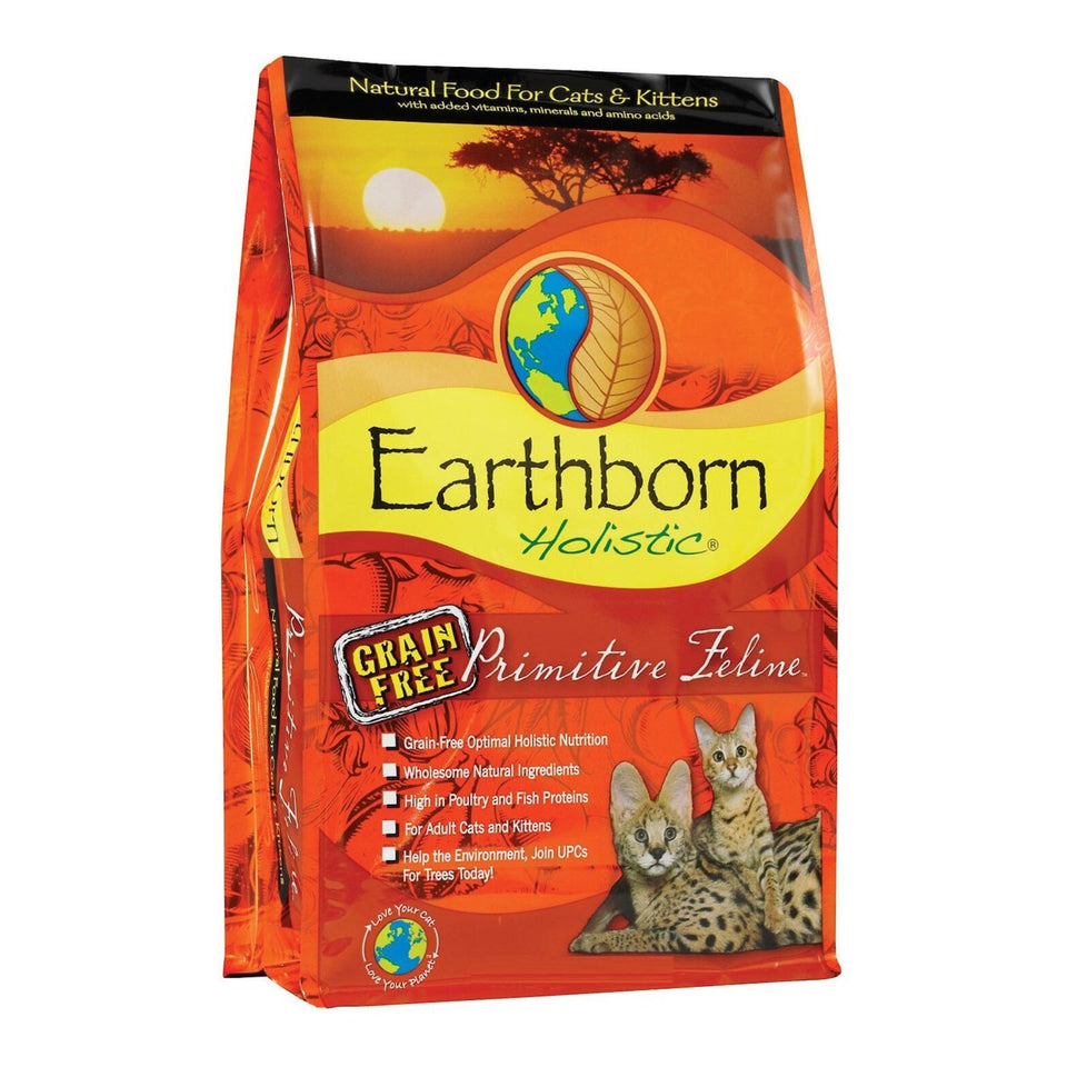 Earthborn Holistic Primitive Feline Grain-Free Dry Cat Food 5 lb