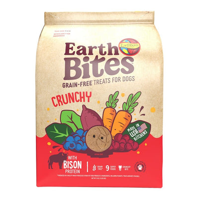 Earthborn Holistic EarthBites Bison & Pumpkin Crunchy Dog Treats 10 oz