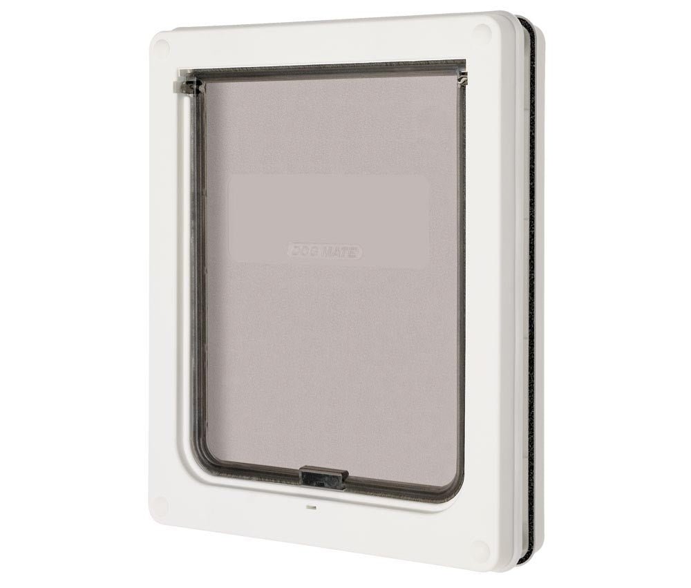 Ani Mate Dog Mate Dog Door White/Clear 1ea/MD - Pets Perfect
