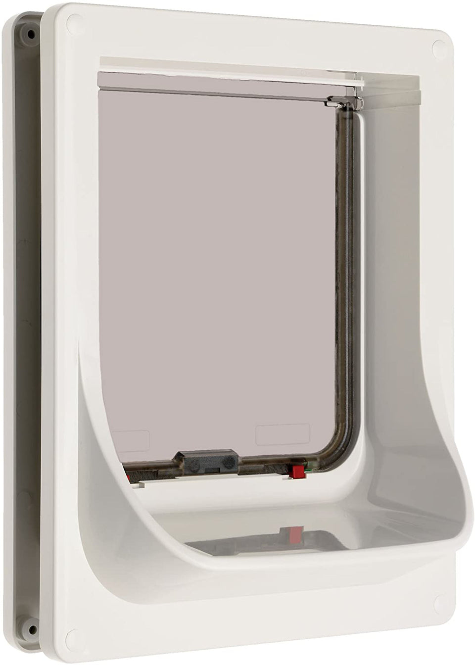 Ani Mate Electromagnetic Door White/Clear Small Dog/Large Cat