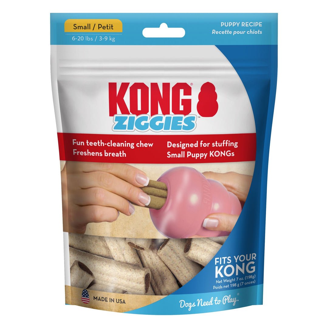 KONG Stuff'N Ziggies Puppy Dental Treats Small 7oz 12ct - Pets Perfect