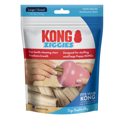 Kong Stuff'N Ziggies Puppy Treat 1ea/8 oz., 6 Ct, Lg Default Title