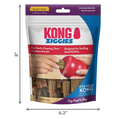 KONG Stuff'N Ziggies Chicken Dental Dog Treats Small 7 oz
