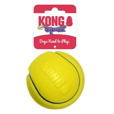 KONG Squeezz Tennis Ball Dog Toy Medium