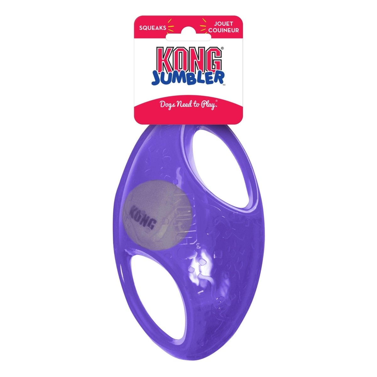 KONG Jumbler Football Dog Toy – Medium/Large - Pets Perfect