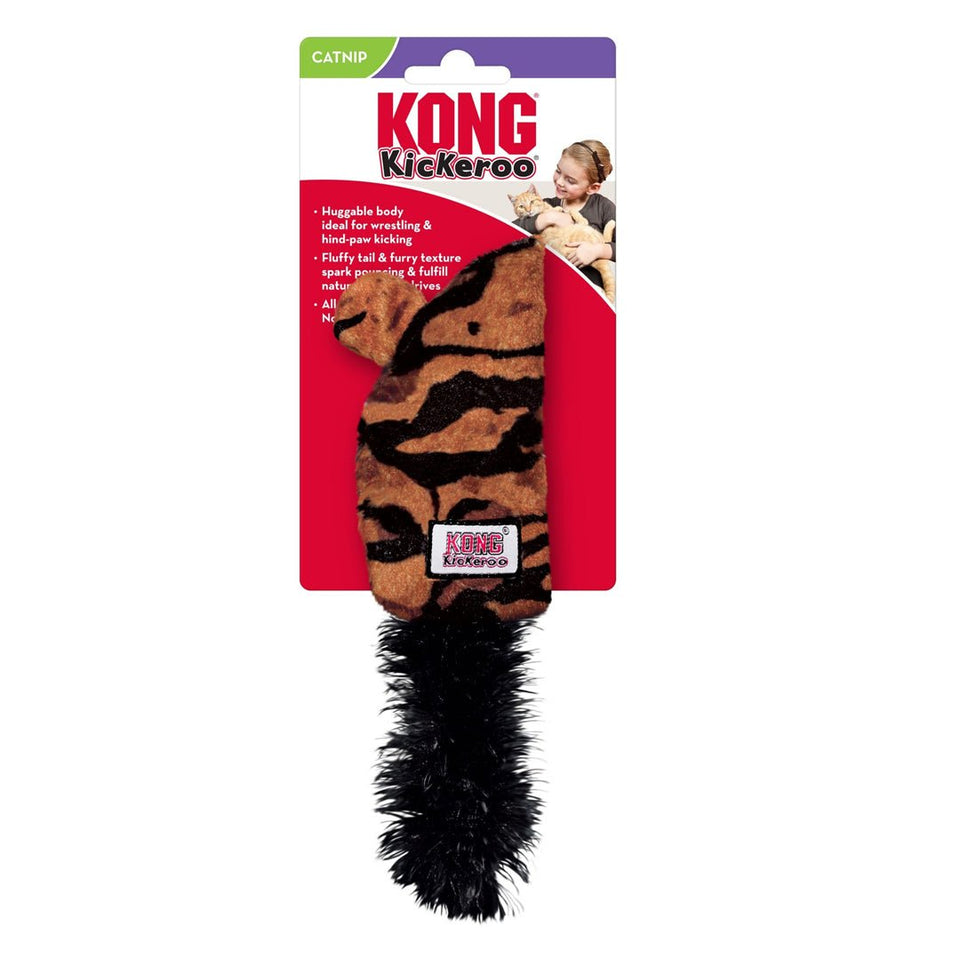 KONG Mouse Kickeroo Plush Catnip Cat Toy Assorted