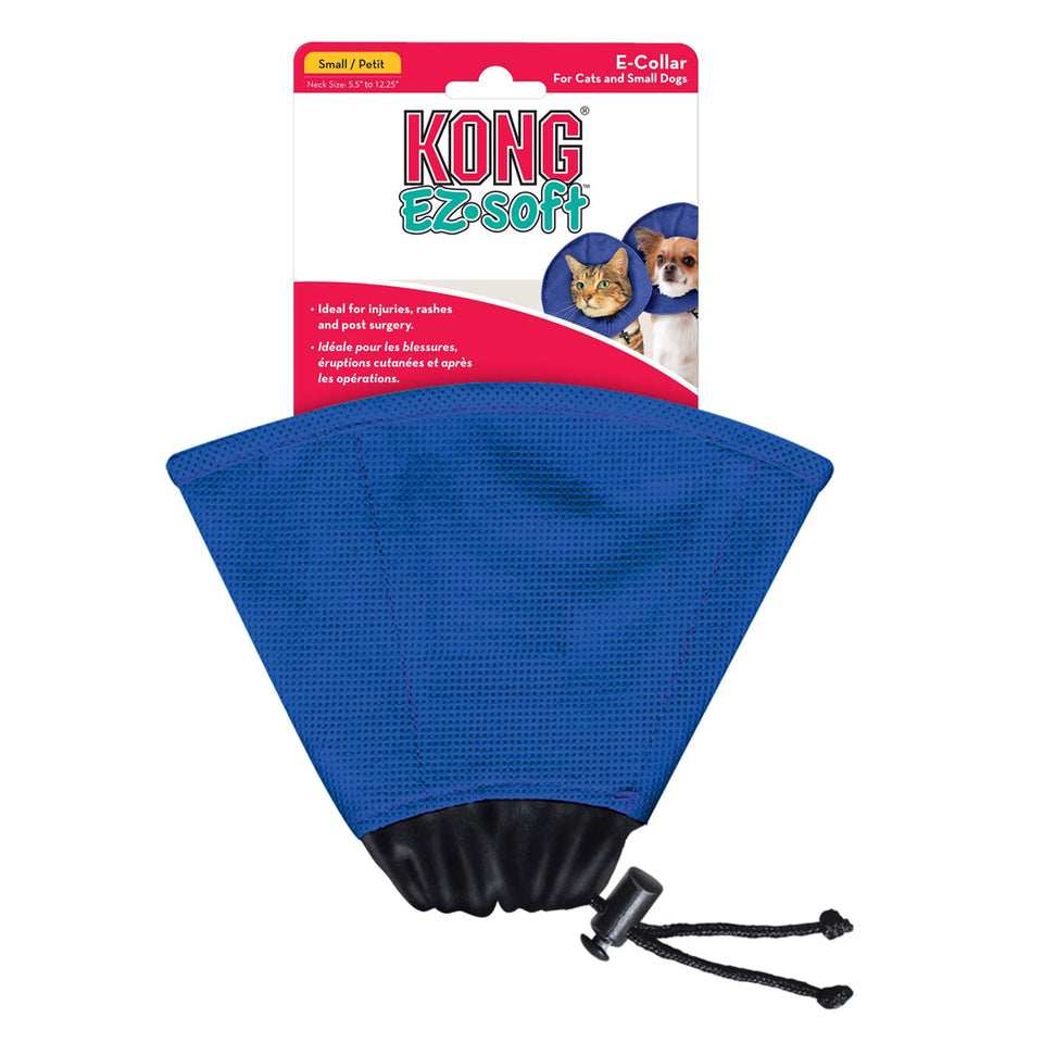 KONG E-Dog Collar for Cats and Small Dogs, Blue Small