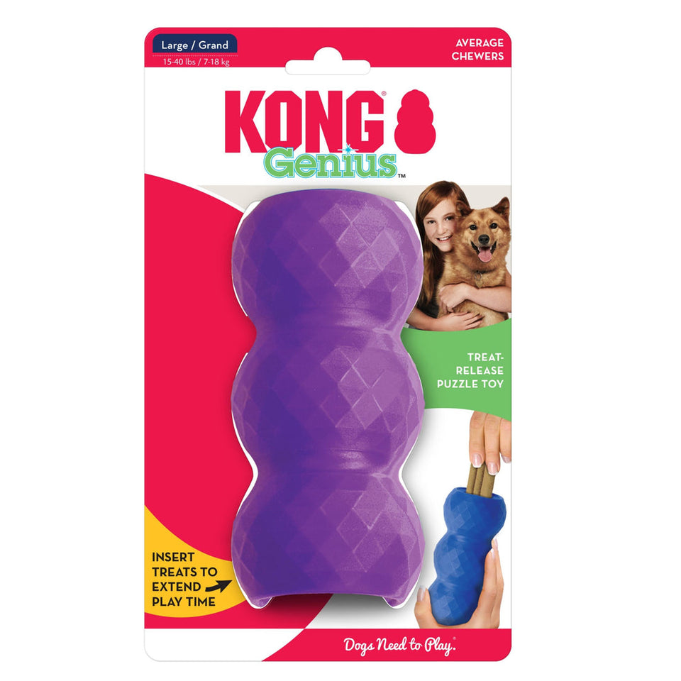 KONG Genius Mike Treat Dispensing Puzzle Dog Toy, Assorted, Large