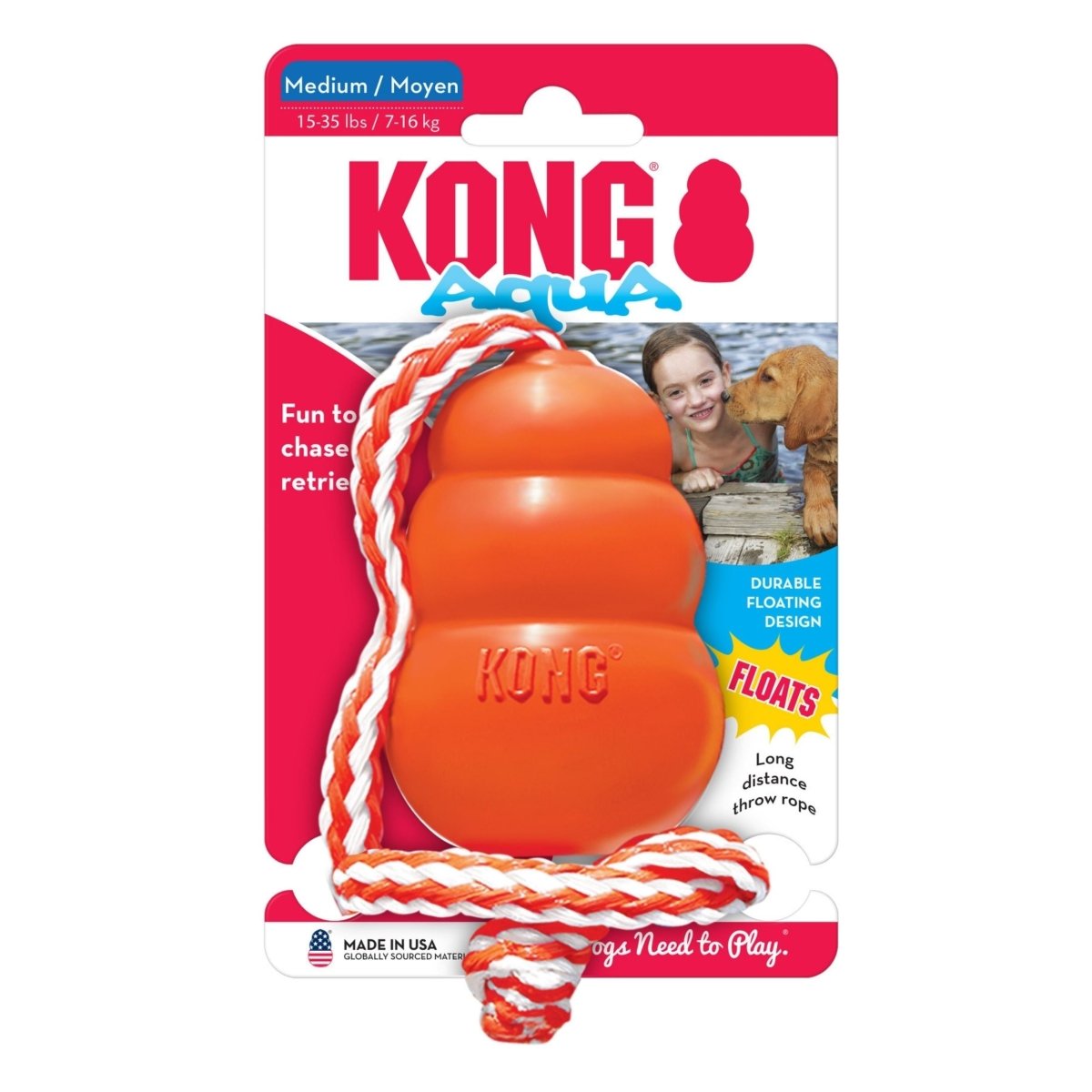 KONG Aqua Dog Toy 1ea/MD - Pets Perfect