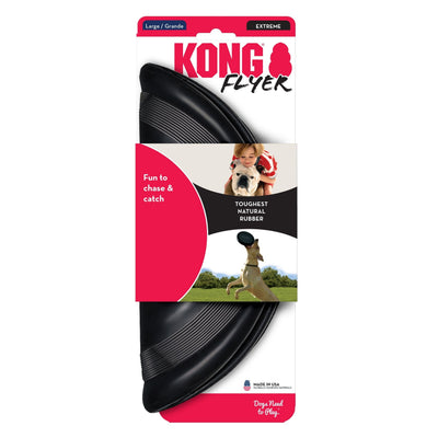 Kong Extreme Flyer Dog Toy Black 1ea/Lg Default Title