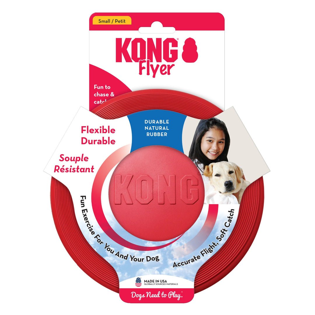 KONG Flyer Dog Toy Red 1ea/SM - Pets Perfect