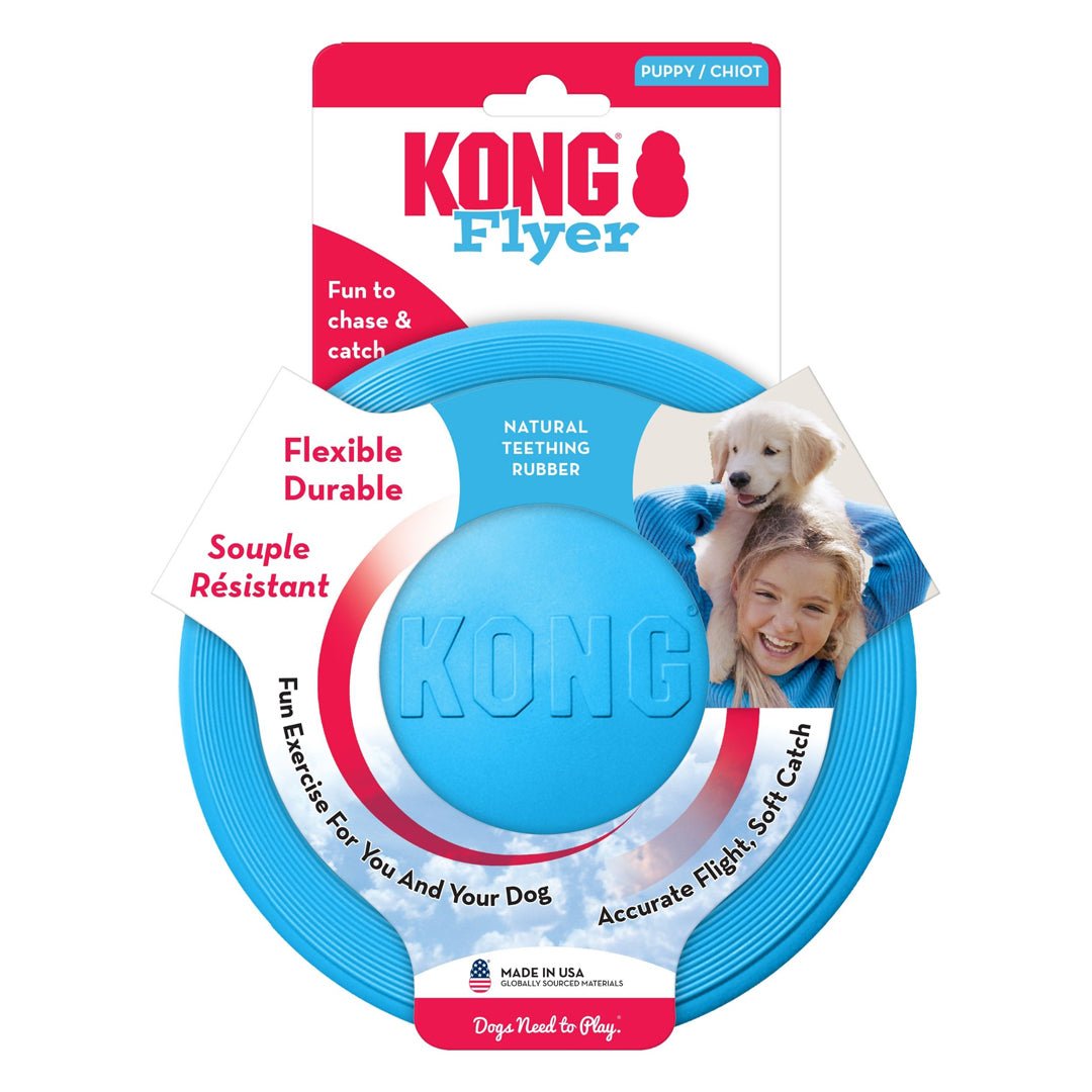 KONG Flyer Dog Toy Assorted 1ea/Puppy - Pets Perfect