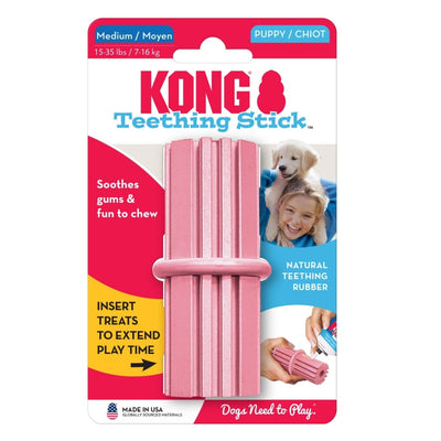 KONG Teething Stick Puppy Dog Toy Assorted Medium