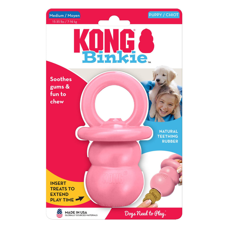 KONG Binkie Puppy Dog Toy, Medium