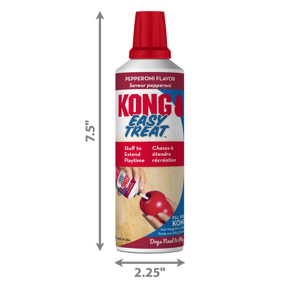 KONG Easy Treat Paste Dog Treat Pepperoni, 8 oz