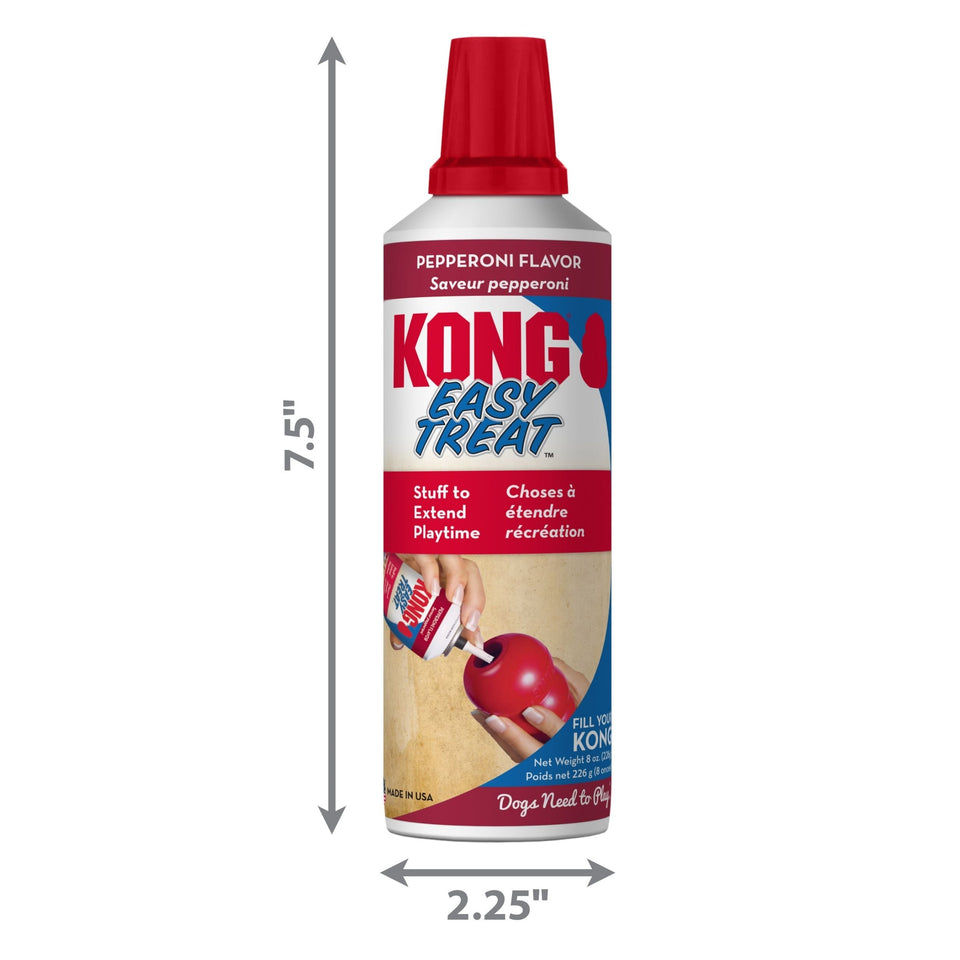 Kong easy Treat Paste Dog Treat Pepperoni 1ea/8 oz. Default Title