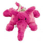 KONG Cozie Elmer Elephant Plush Dog Toy Pink 1ea/MD - Pets Perfect