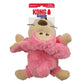 KONG Cozie Floppy Rabbit Plush Dog Toy Pink 1ea/MD - Pets Perfect